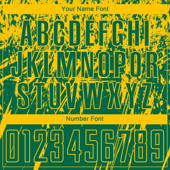 Maillot de football personnalisé vert Kelly jaune par sublimation Maillot de football personnalisé vert Kelly jaune par sublimation