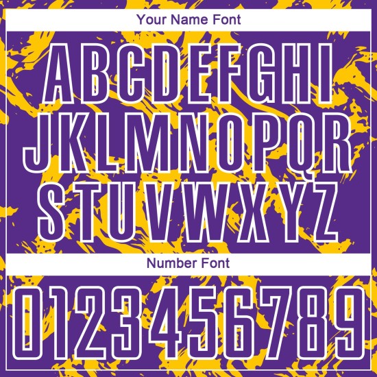 Maillot de football à sublimation, uniforme fluide abstrait or-blanc violet personnalisé Maillot de football à sublimation, uniforme fluide abstrait or-blanc violet personnalisé