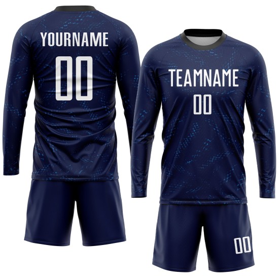 Maillot de football personnalisé violet, blanc foncé et noir, par sublimation Maillot de football personnalisé violet, blanc foncé et noir, par sublimation