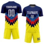 Maillot de football personnalisé à sublimation, uniforme blanc et or Maillot de football personnalisé à sublimation, uniforme blanc et or