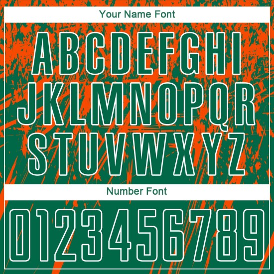 Maillot de football personnalisé orange-blanc-vert sublimé Kelly Maillot de football personnalisé orange-blanc-vert sublimé Kelly