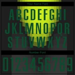 Maillot de football Kelly personnalisé par sublimation, vert et noir Maillot de football Kelly personnalisé par sublimation, vert et noir