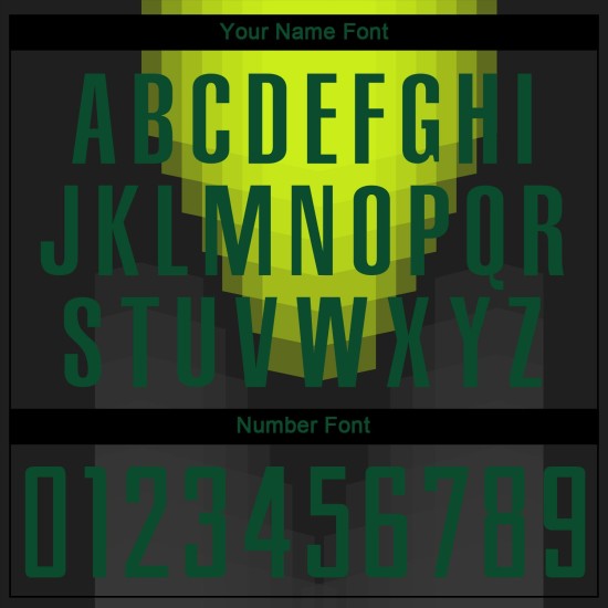 Maillot de football Kelly personnalisé par sublimation, vert et noir Maillot de football Kelly personnalisé par sublimation, vert et noir